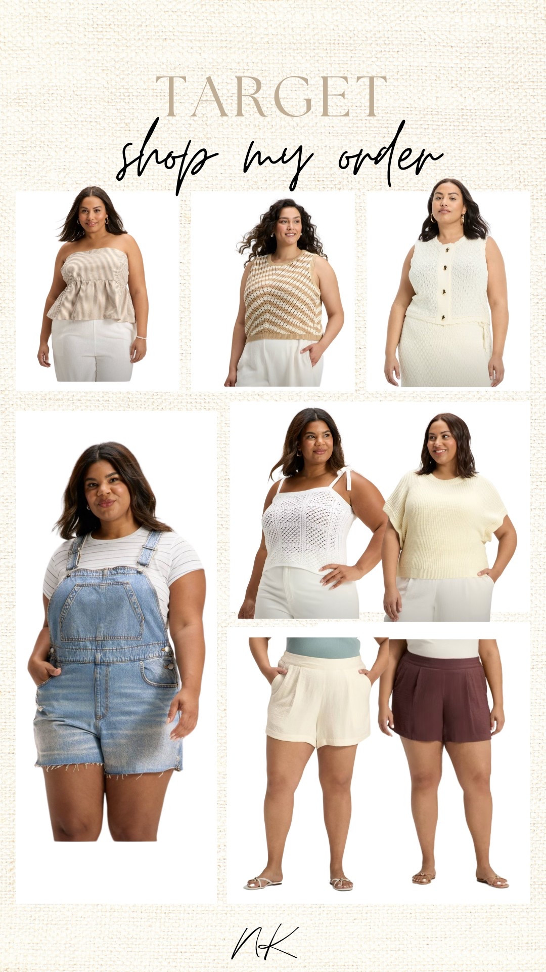 Target has sooo many good summer staples, especially in neutrals! I just ordered these to try. All in 3x

#LTKFindsUnder50 #LTKSummerEdit #LTKPlusSize