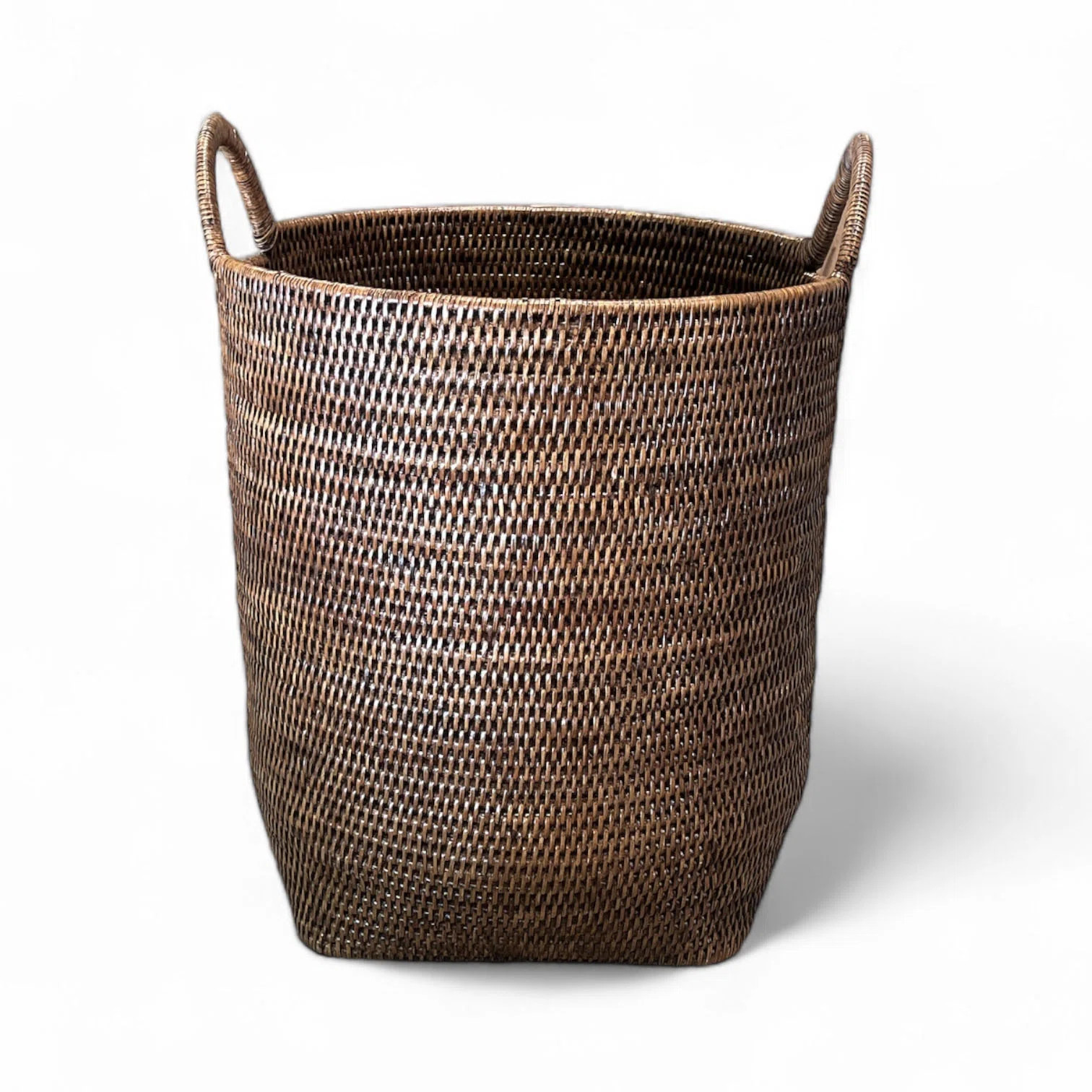 Round Laundry Basket With Loop Handle | Perigold