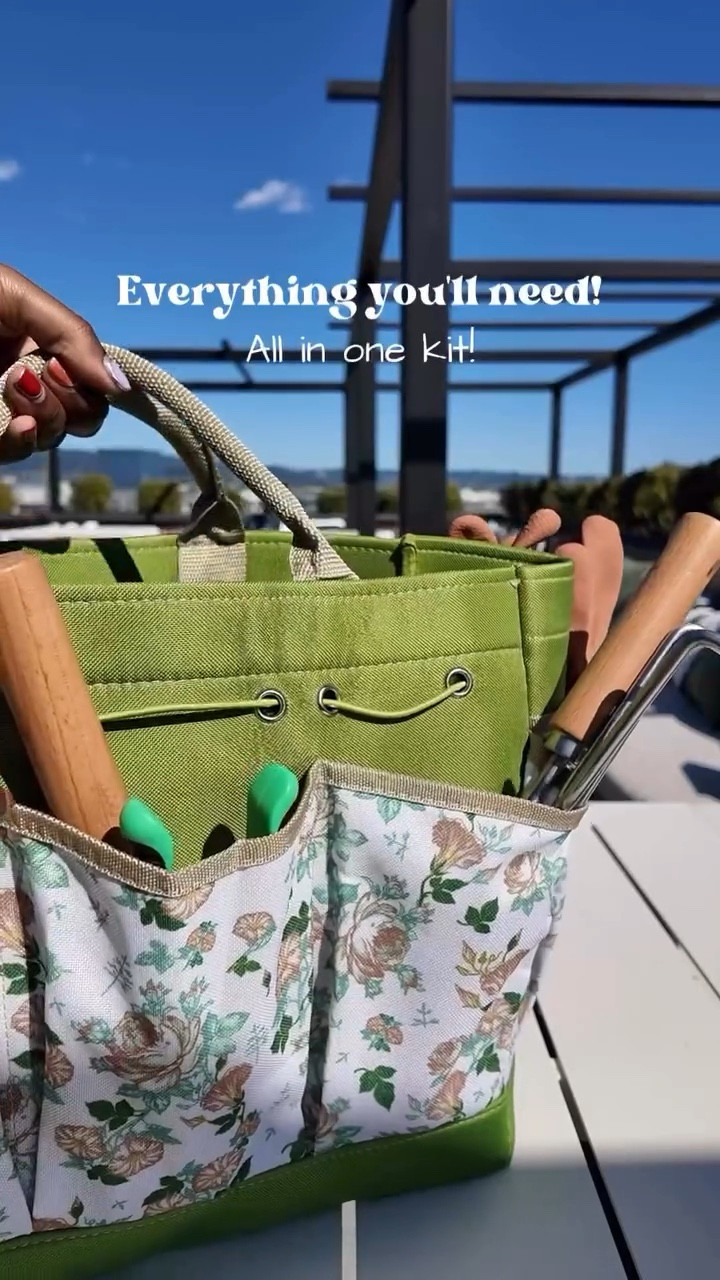 I didn’t want to buy tools one by one, so I found a kit that covers all the essentials and keeps everything in one place.

This set includes:
• Pruning shears
• Weeder
• Hand trowel
• Transplanter
• Cultivator
• Hand rake
• Gardening gloves
• Spray bottle
• + a storage tote to keep everything organized

Everything I actually use, nothing extra.

#containergardening #gardening #gardeningforbeginners

#LTKHome #LTKSeasonal