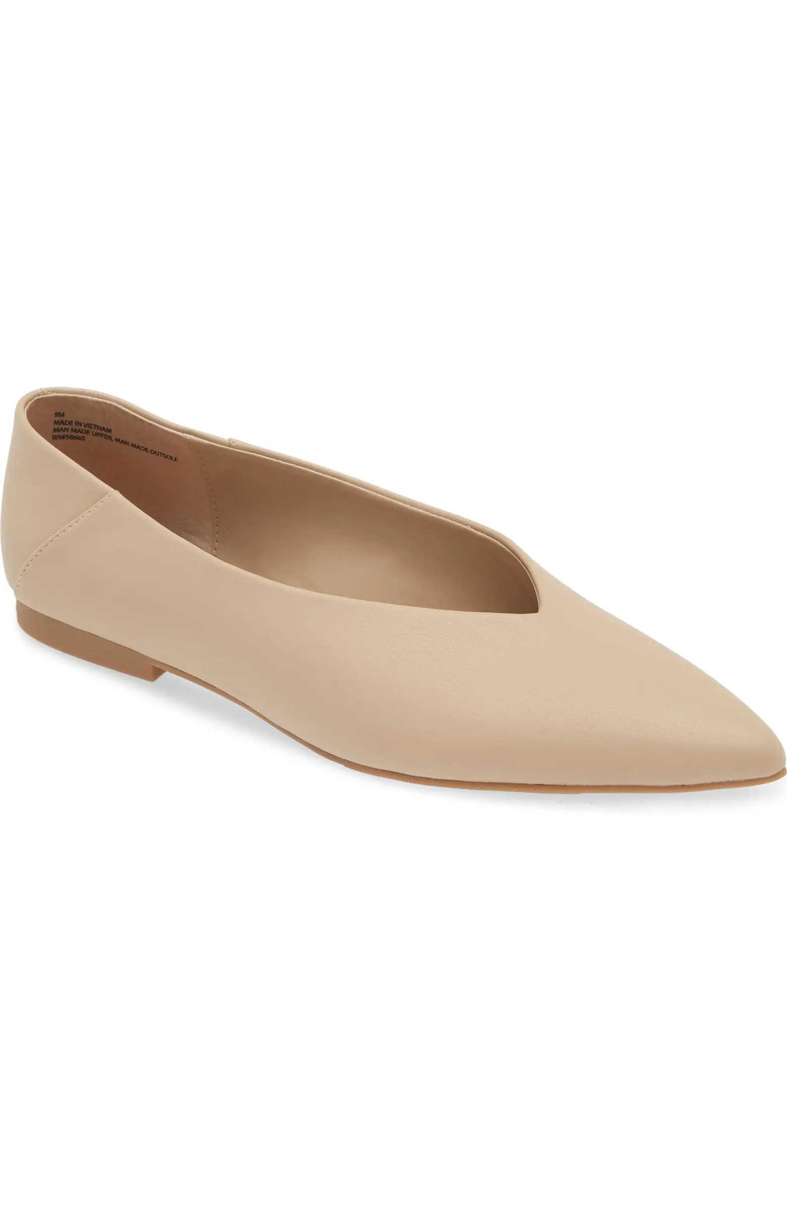Kyler Pointed Toe Flat (Women) | Nordstrom