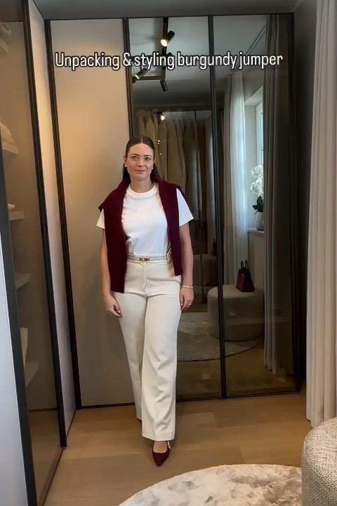 Style burgundy sweater with me 🥰

#LTKautumn #LTKstyletip #LTKdeutschland