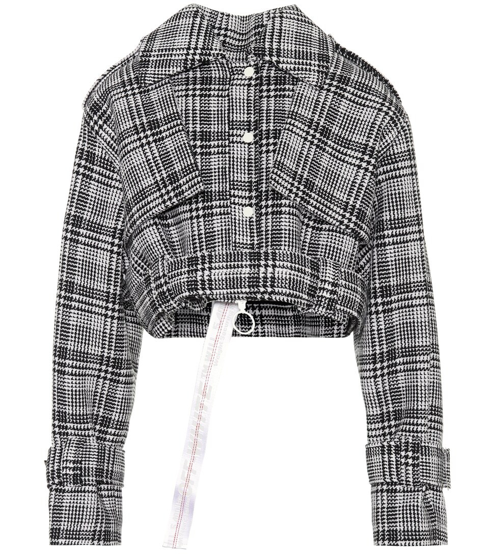 크롭 플래드 재킷 | Mytheresa (INTL)