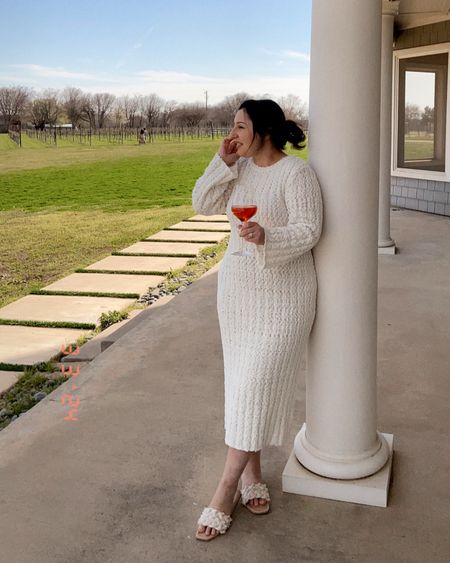 The coziest spring sweater dress. I’m 5’1 and it’s the perfect length if you’re short #budgetfriendly #springfashion #springstyle 

#LTKSeasonal #LTKstyletip #LTKSpringSale