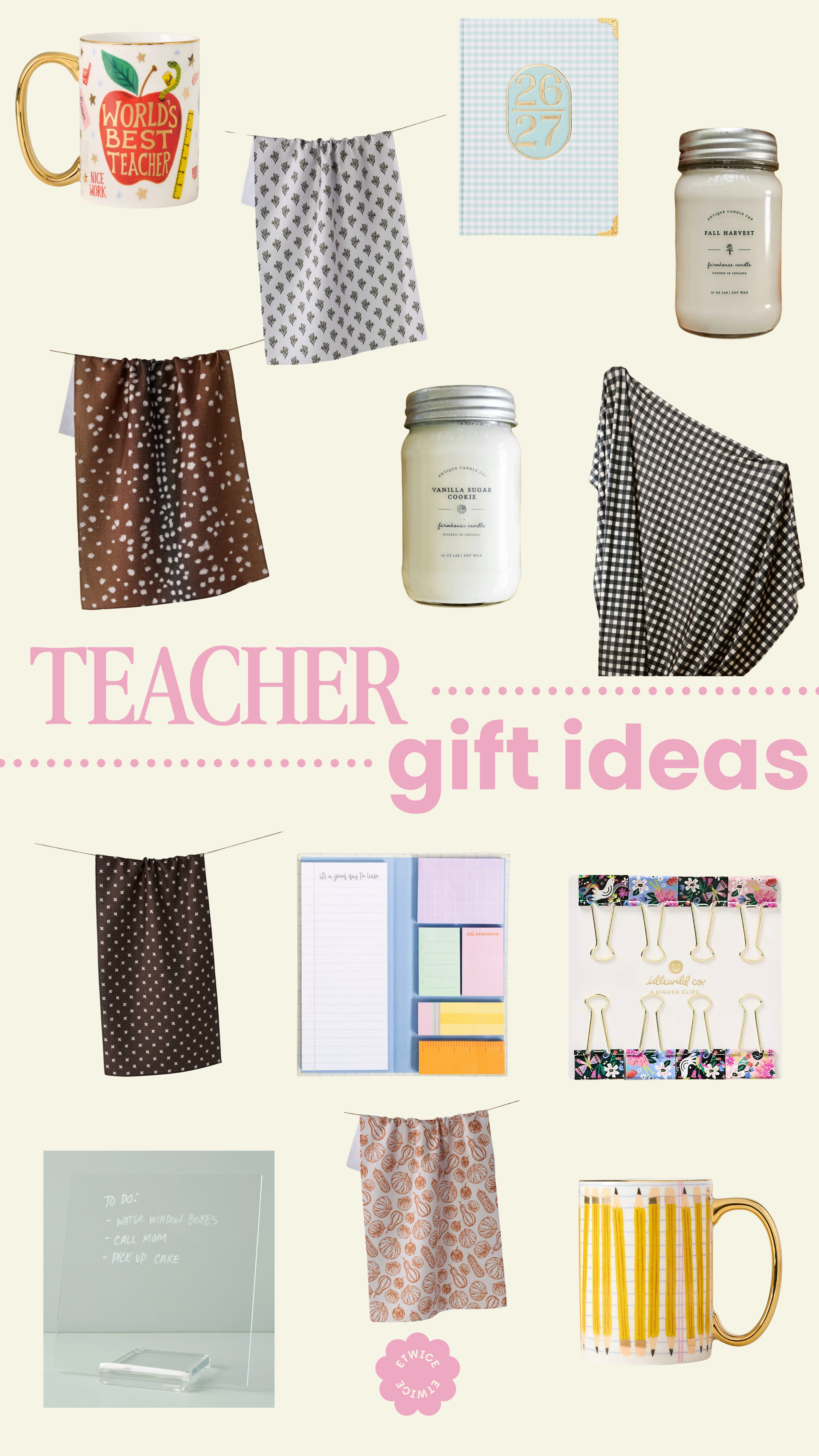 A little something to say thank you to the teachers who do so much! 🍎🤍 

 #LTKmomlife #LTKSeasonal