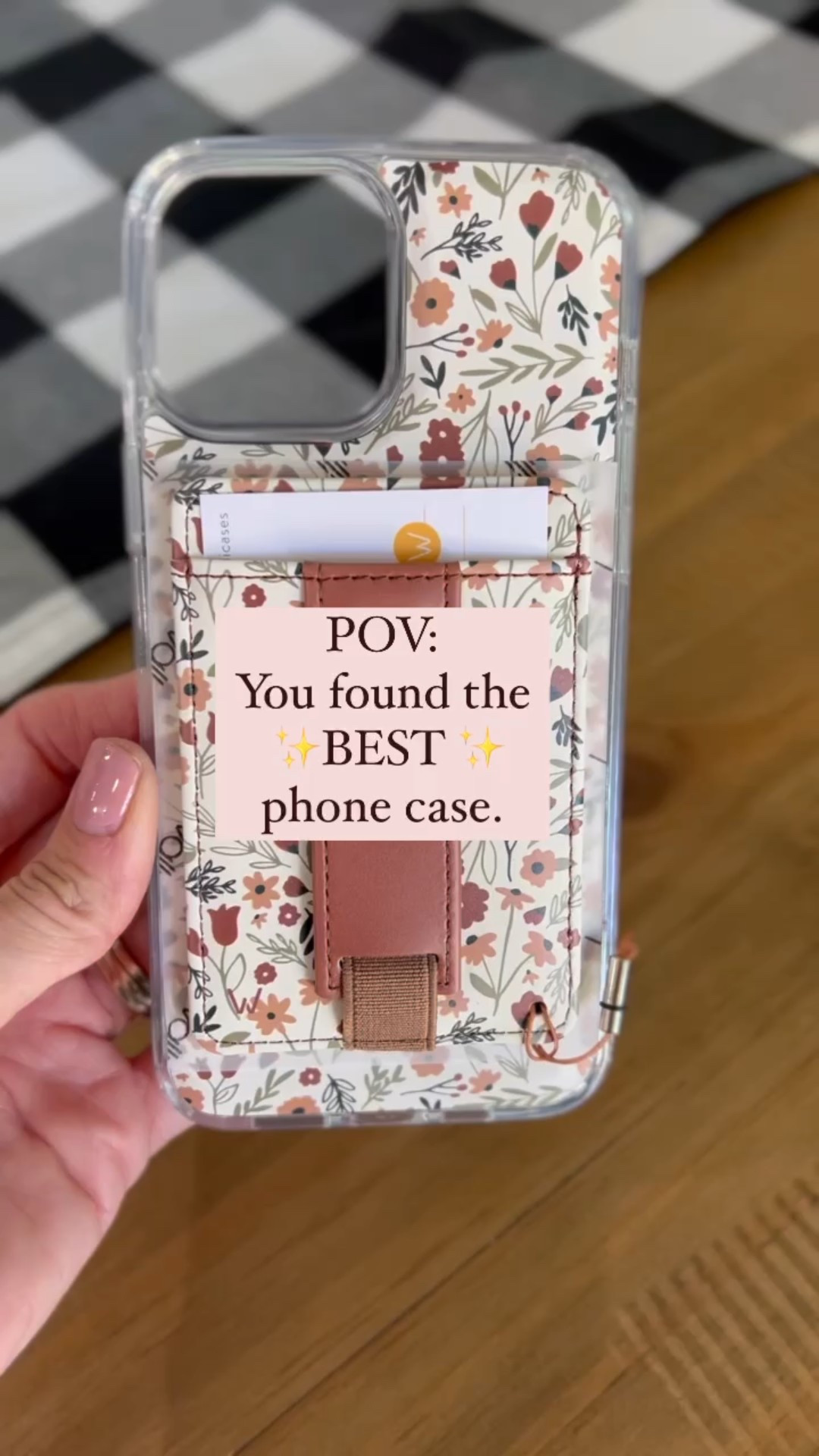 The phone case that truly does it all 🙌🏼 This @wallicases MagSafe-compatible iPhone case has a magnetic wallet that holds 2 cards, plus a finger loop that doubles as a stand 🤍 It’s sleek, practical, and perfect for busy days, errands, or travel when you want to keep things light and hands-free!

I’m using the Walli magnetic wallet phone case — linked on my LTK 📱✨

#LTKFindsUnder50 #LTKStyleTip