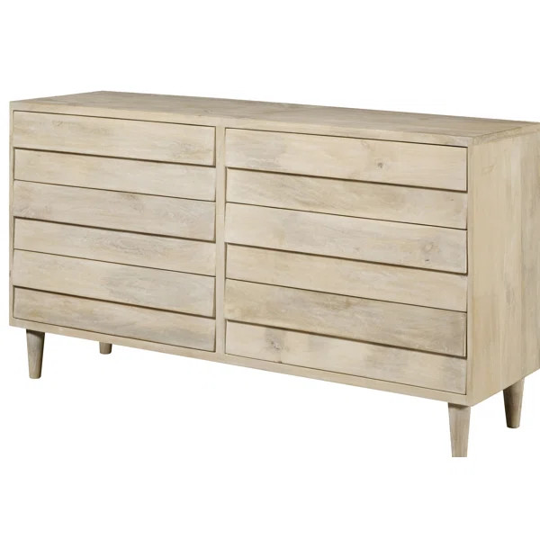 Naomi Reclaimed Look 6 Drawer Double Dresser | Wayfair North America
