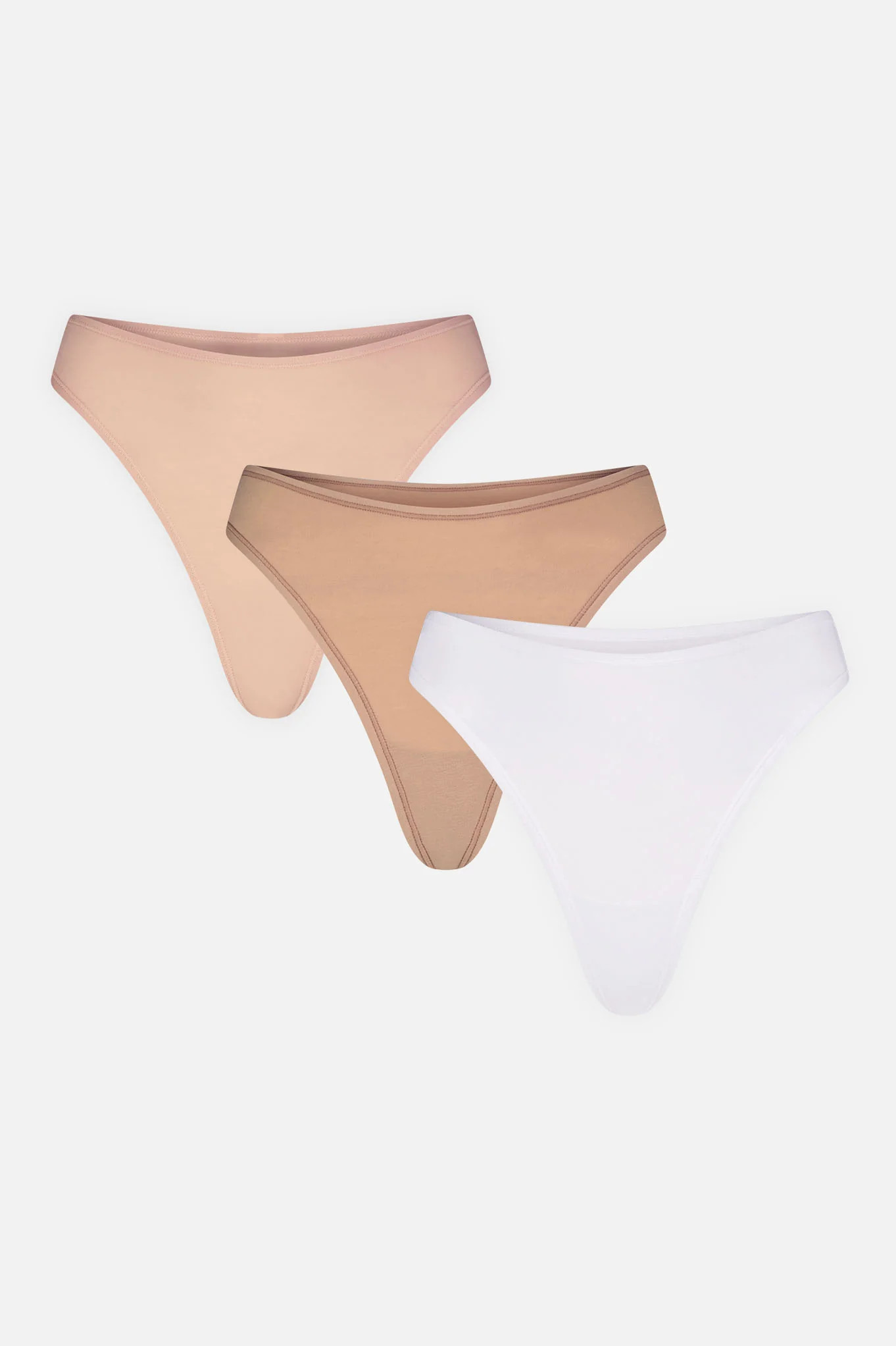 Cloud Cotton Thong in Honey (Pack) | Negative Underwear