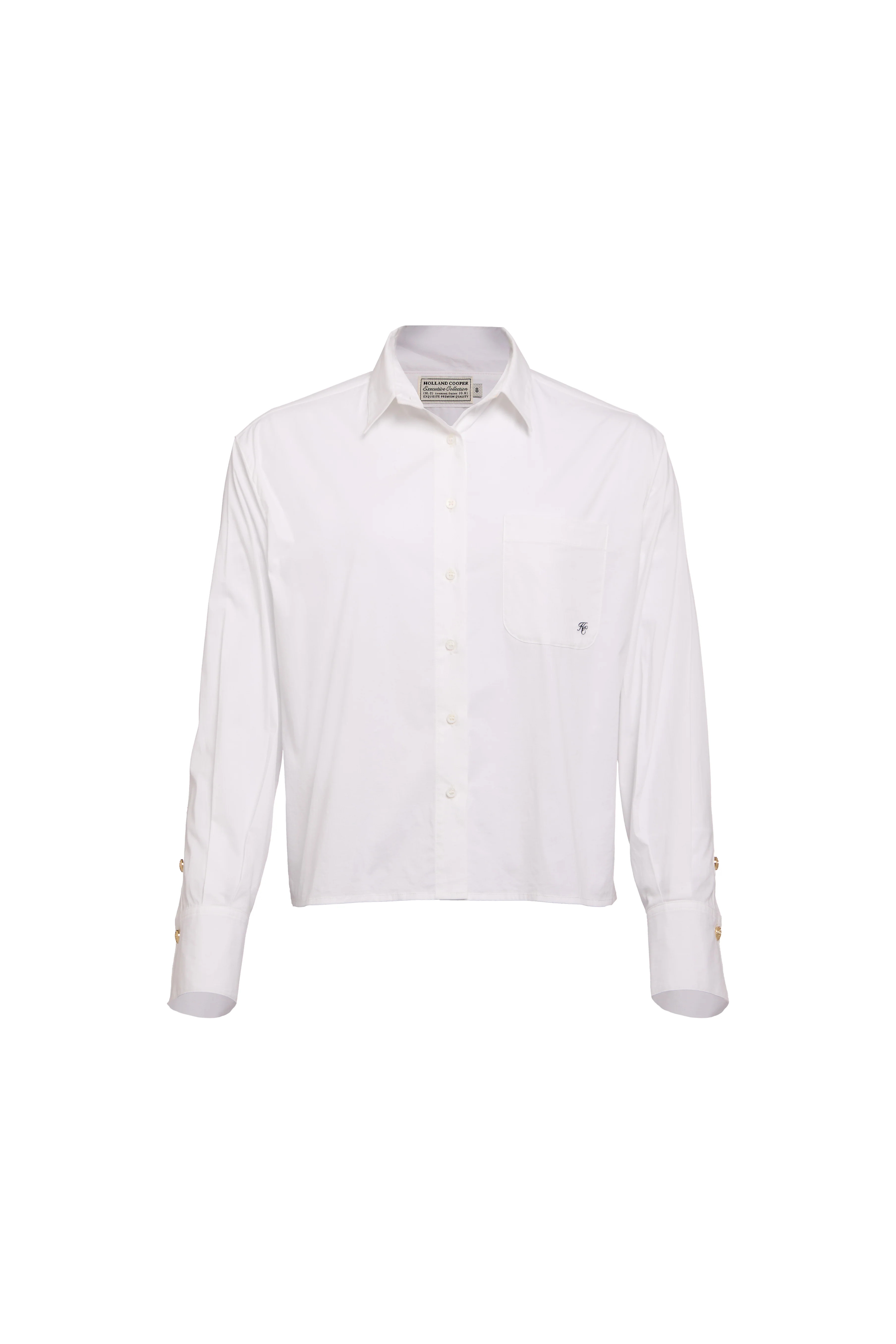 Eleanor Shirt (White) | Holland Cooper