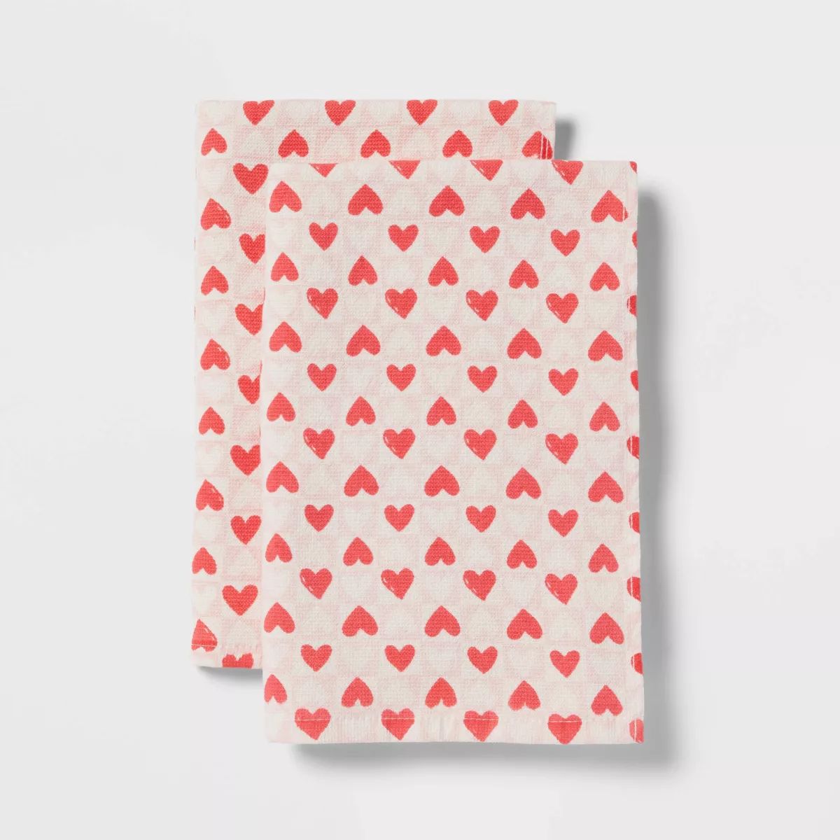 2pk Valentines Printed Hand Towels - Threshold™ | Target