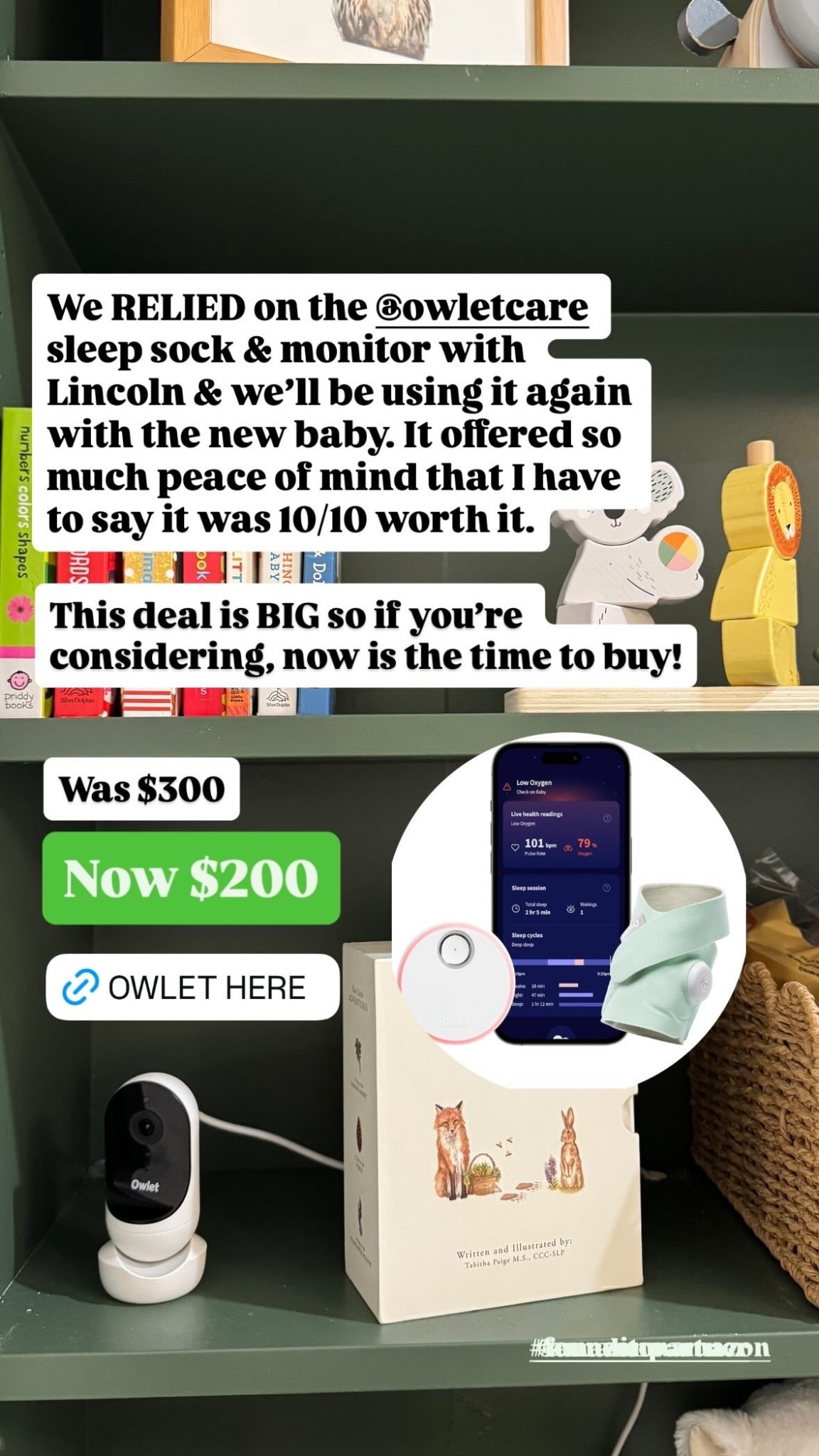Amazon prime day deal on the Owlet sock & monitor. @amazon #amazonpartner #founditonamazon 

#LTKSaleAlert #LTKBaby #LTKBump
