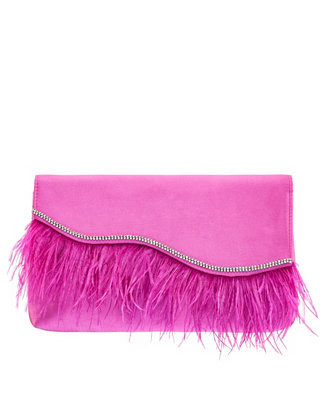 Women's Feather Flap Clutch - Macy's | Macy's