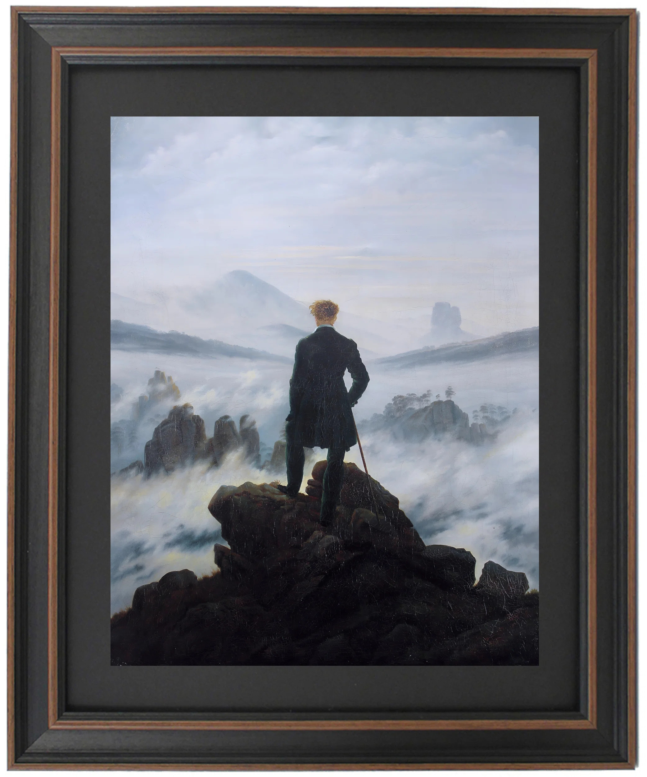 Wanderer Above the Sea of Fog by Caspar David Friedrich | Framed Print | Wayfair North America