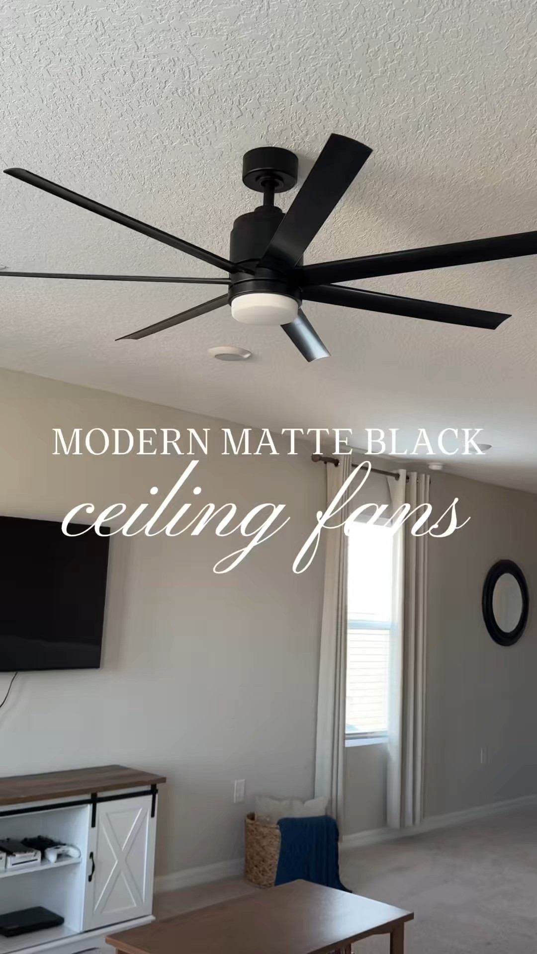 We upgraded our fan situation with this sleek 56” matte black beauty from @loweshomeimprovement — and wow, it’s been a game-changer. Stylish and functional, it cools like a champ and pulls the whole room together without overpowering the space. Sometimes it’s the small upgrades that make the biggest impact.

✔️ Remote-controlled
✔️ Built-in LED
✔️ Indoor/outdoor rated
✔️ Perfect for our 16x20 bonus room & 14x18.5 master
✔️ Quiet + energy-efficient
✔️ And yes… it looks good 😍

Be sure to follow me @latticeandluxe for high-end looks for less, cozy home finds, and simple upgrades that make builder-grade feel custom.

#lowespartner #lowesfinds #ad #affiliatelink #floridahome #summerheat

home inspo | home decor | interior styling | neutral home | diy


#LTKHome #LTKSummerEdit #LTKSaleAlert