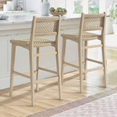 Barbados Low Back Bar & Counter Stool | Grandin Road | Grandin Road