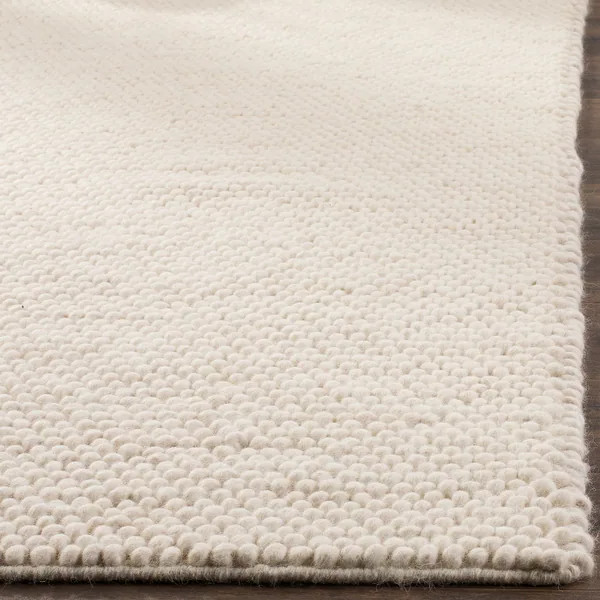 SAFAVIEH Natura Gerta Handmade Wool Area Rug - 6' Square - Ivory | Bed Bath & Beyond