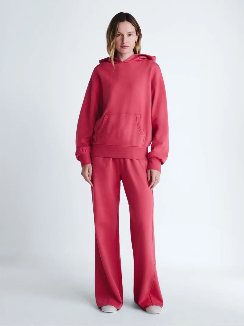 Scoop Women's and Women's Plus Mineral Wash Oversized Hoodie, Sizes XS-4X | Walmart (US)