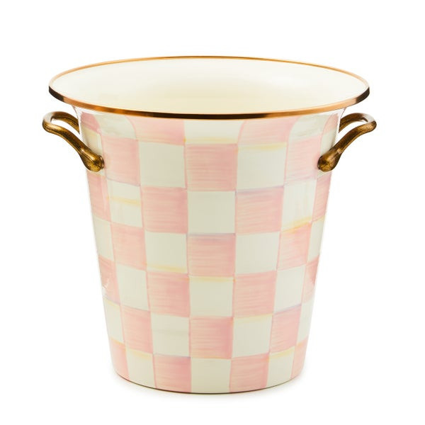 MacKenzie-Childs Rosy Check Wine Cooler | MacKenzie-Childs