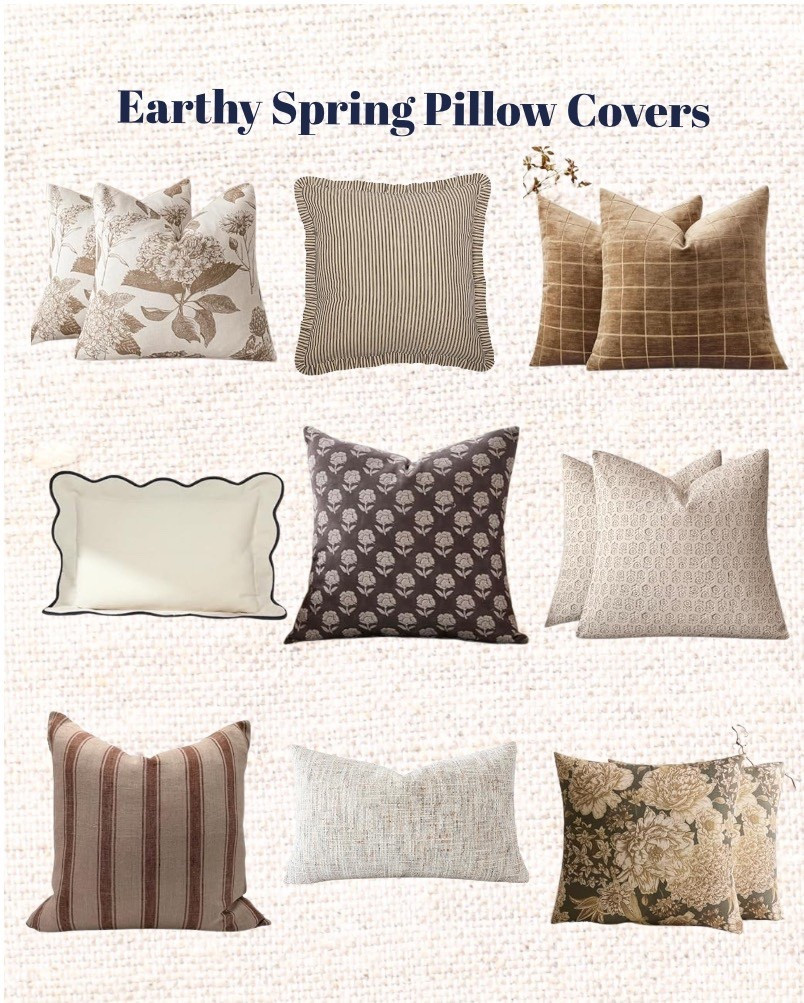 Amazon earthy spring pillow covers! Warm neutrals with a subtle spring look!
Amazon spring decor, Amazon throw pillow covers, spring pillows

#LTKHome #LTKSaleAlert #LTKSpringSale