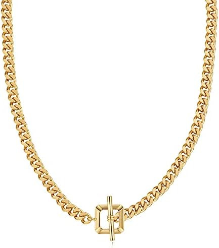 Layered necklaces for women cuban chain necklace for women Dainty fashion jewelry for Women Girls | Amazon (US)