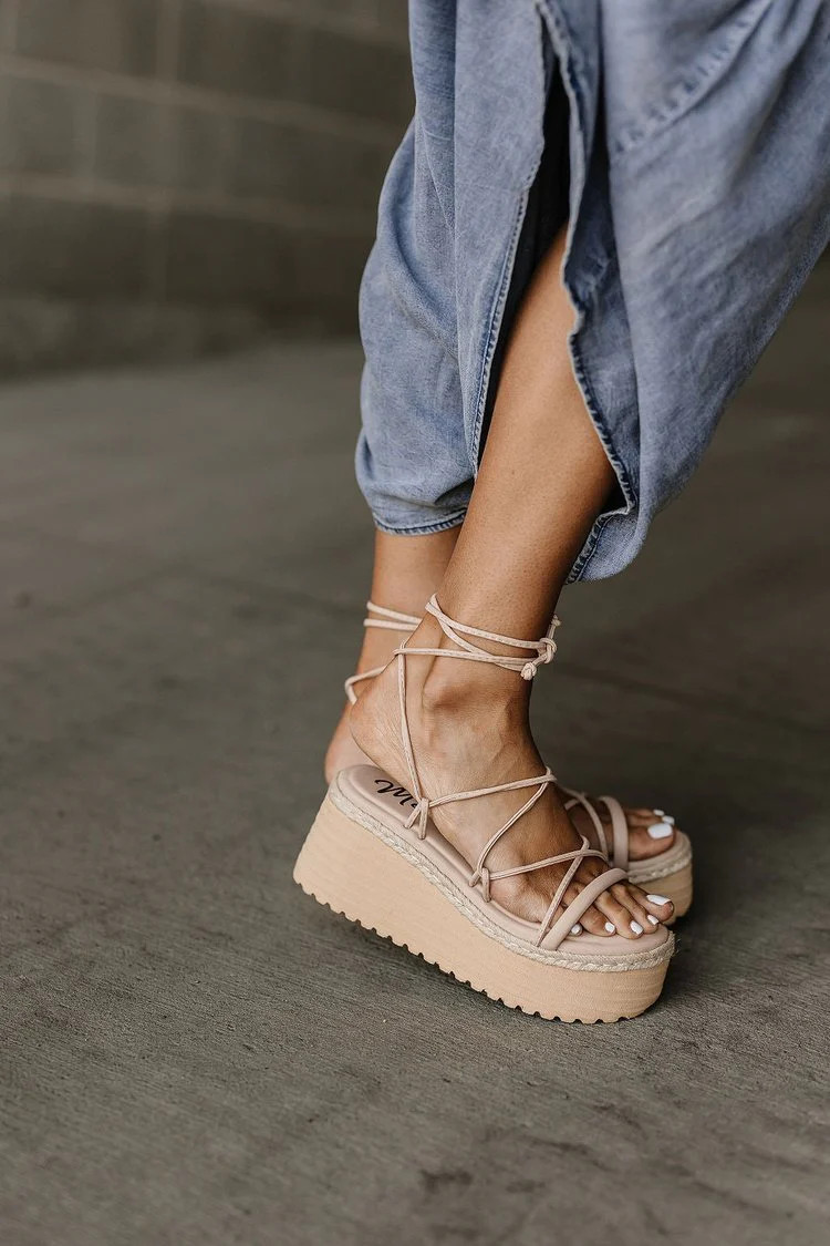 RESTOCKING SOON: Misty Platforms - Nude | Mindy Mae's Market