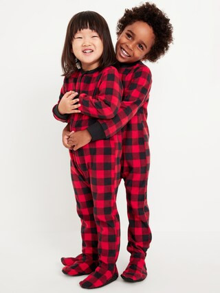 Microfleece Pajama Footed One-Piece for Toddler &amp;amp; Baby | Old Navy (CA)