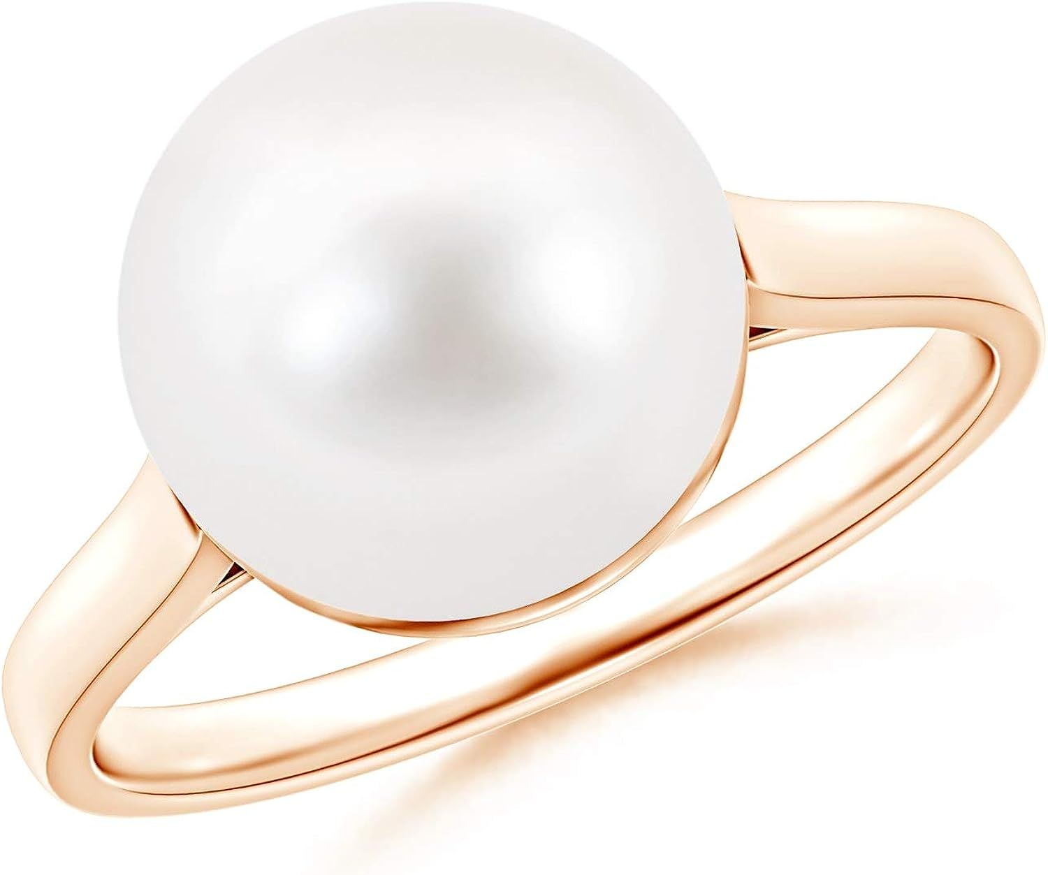 Classic Freshwater Pearl Ring (10mm Freshwater Cultured Pearl) | Amazon (US)