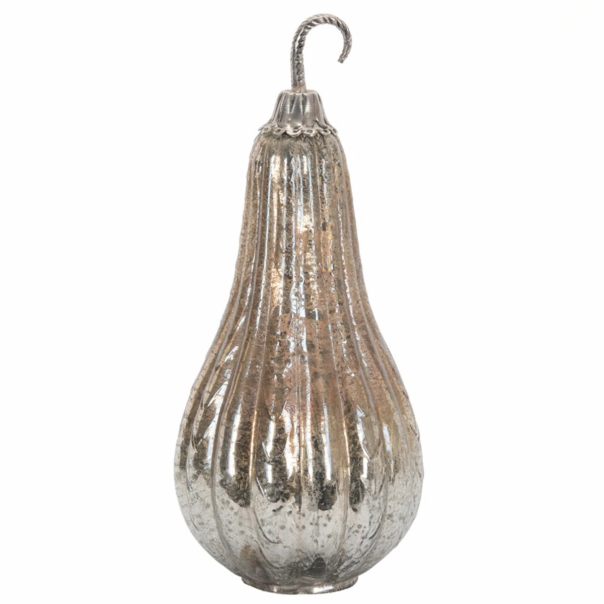 Elegant Foil Glass Lustre Mercury Gourd For Holiday And Fall Festival Decorations | Wayfair North America