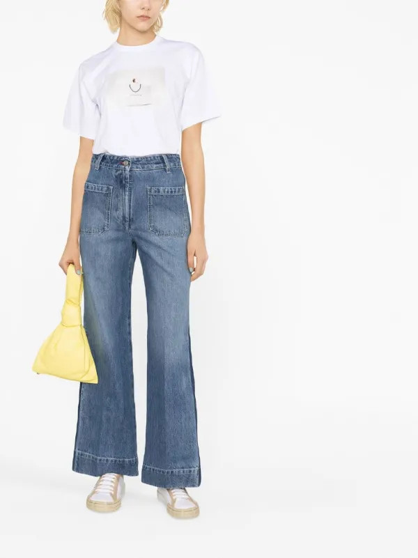 Alina high waist jeans | Farfetch Global
