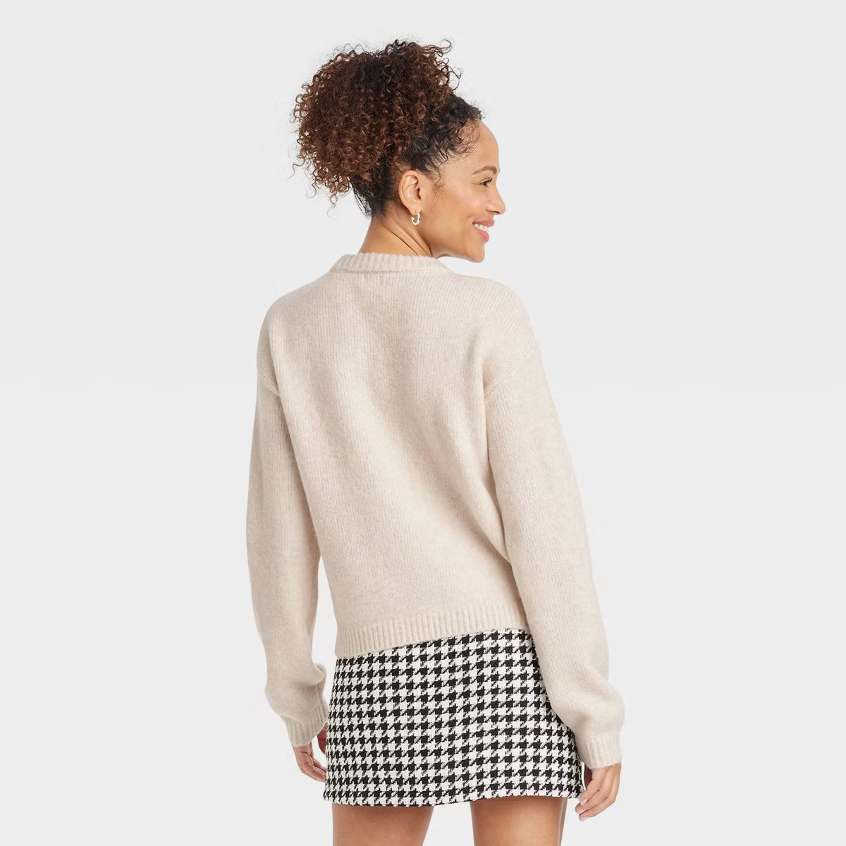 Women's Holiday Crewneck Pullover Sweater - A New Day™ | Target