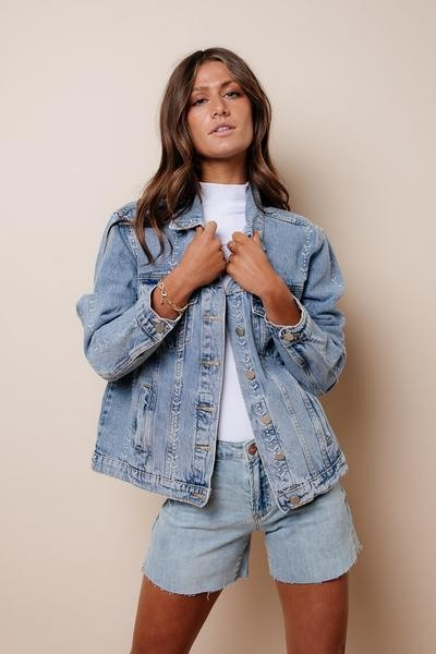 Embroidered Denim Jacket | Böhme US