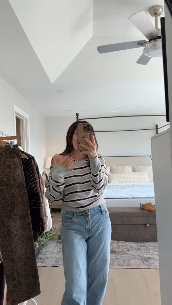 I’m loving this off the shoulder top! I’m
Wearing size small

#LTKgrwm #LTKSeasonal #LTKootd