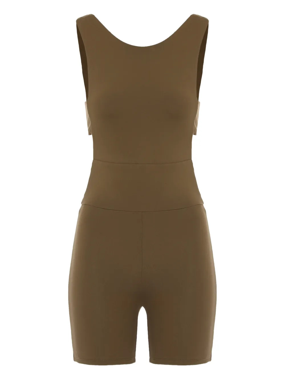 Live The Process Orbit cut-out Playsuit | Brown | FARFETCH | Farfetch Global