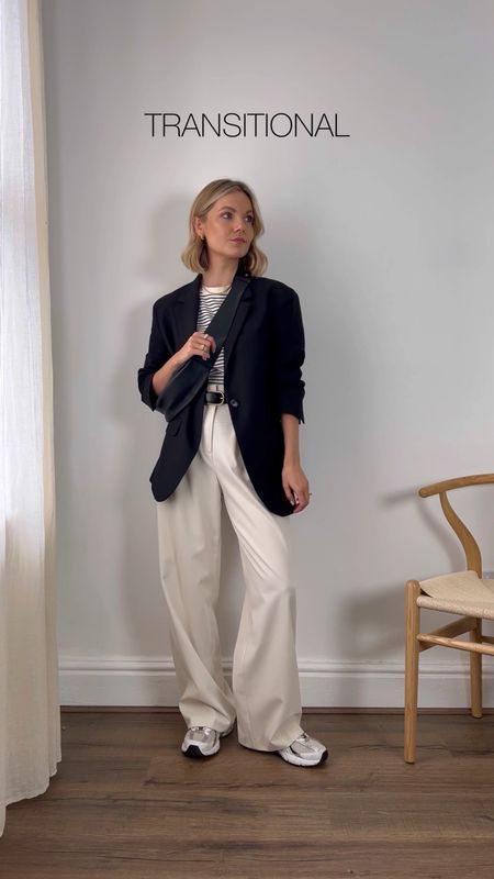Styling cream trousers 

Three ways to wear, transitional style, Autumn style, winter style, new in season , AW22, smart casual look, minimal outfit inspiration, new season staples, black blazer, neutral coat, striped top, cream scalf, black boots, black beret  

#LTKeurope #LTKSeasonal #LTKstyletip