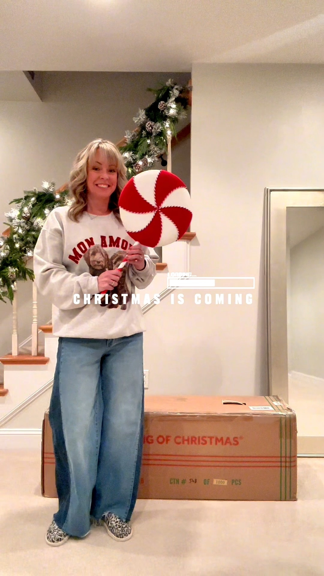 A little peek at our classic red and green Christmas tree — it’s giving all the cozy, classic vibes. Can’t wait for you to see it finished!❤️💚🎄
#flockedtree #velvetornaments

#LTKHoliday #LTKSeasonal #LTKHome