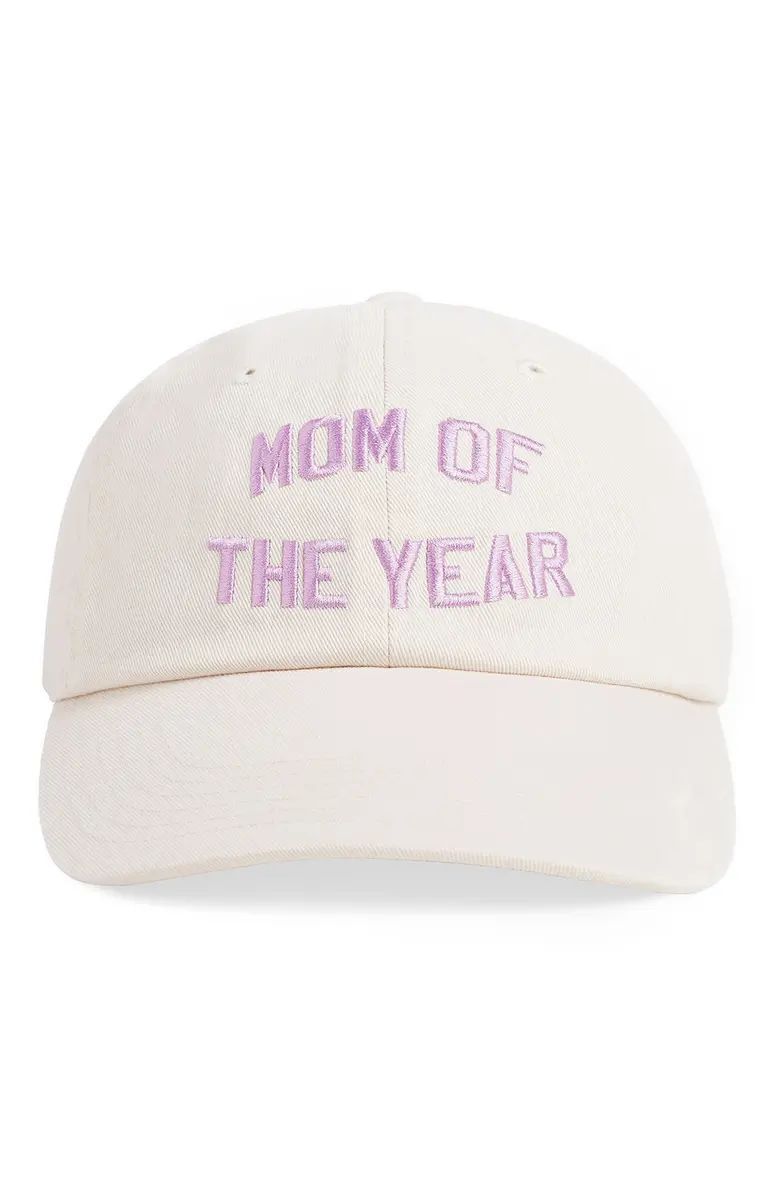 Favorite Daughter Mom of the Year Cotton Twill Baseball Cap | Nordstrom | Nordstrom