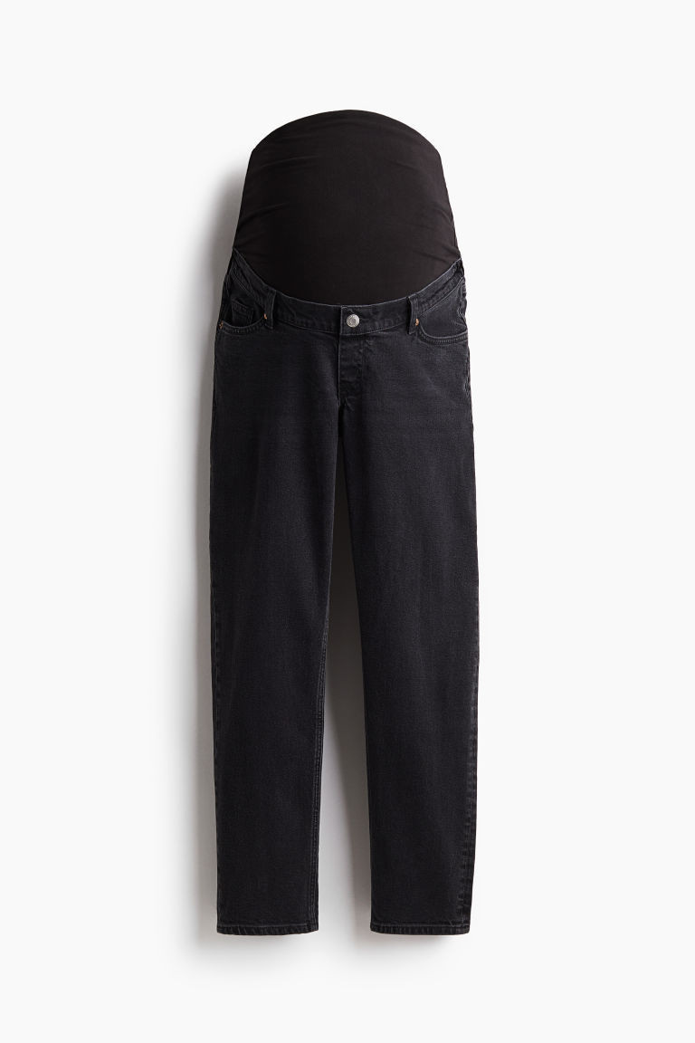 MAMA Slim Mom Ankle Jeans - Black - Ladies | H&M US | H&M (US + CA)