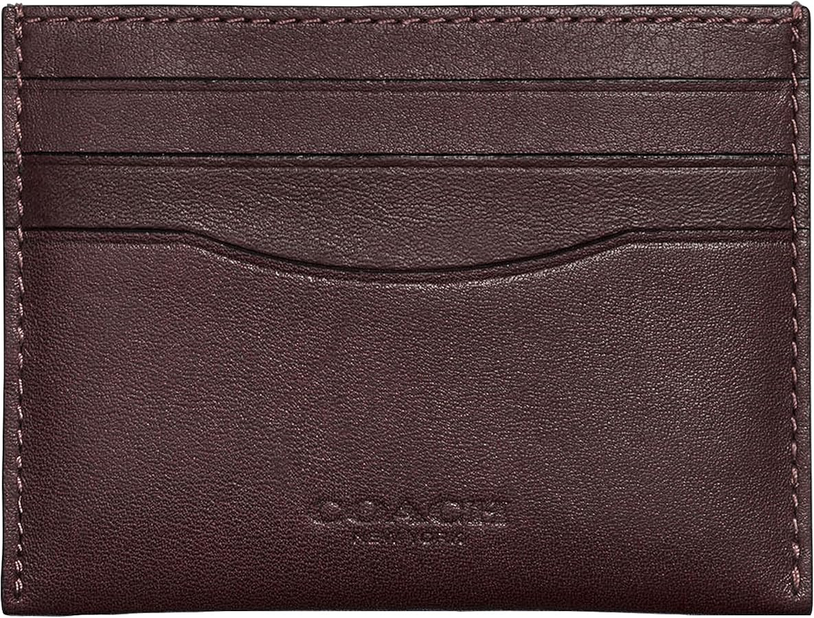 Coach Flat Card Case in Sport Calf | Amazon (US)