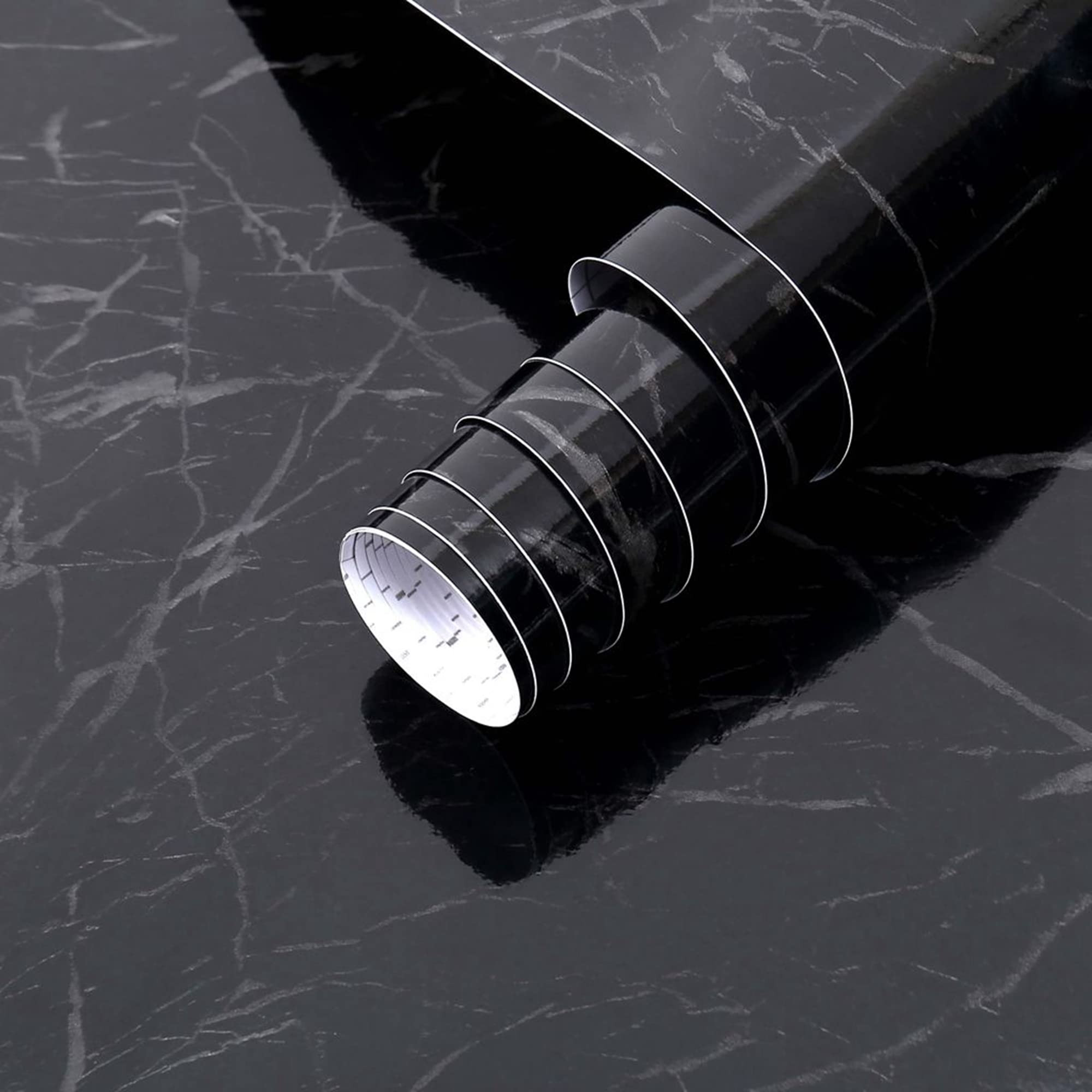 Arthome Black Marble Peel and Stick Wallpaper Self Adhesive and Removable 17" x120" Contact Paper... | Amazon (US)