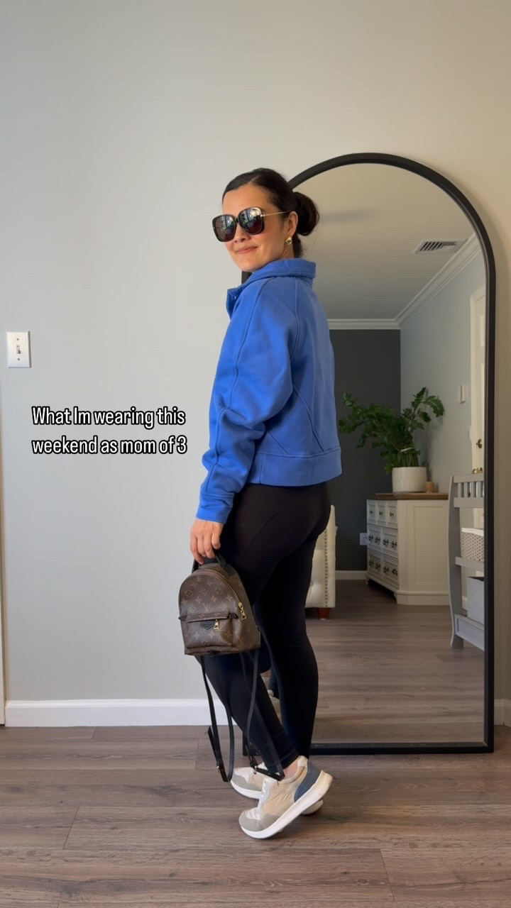What Im wearing as mom of 3 this weekend 

Weekend mom mode: ON.
Soccer drop-offs, work shifts, laundry piles—nothing I can’t handle (with coffee in hand).
Living in comfy athletic wear because leggings with pockets are LIFE.
This cotton-blend jacket? Soft, breathable, and yes, also has pockets. Because I’m not about to carry a purse around the house.
Middle kid’s got soccer, oldest is off to work, and the littlest one? Keeping me on my toes.
Somehow between the chaos, I’m folding laundry, vacuuming the floor for the 3rd time, and prepping snacks like a short-order cook.
No glam here—just real life, real mess, and a mom who’s getting it DONE.
Comfort is key when you’re running a household and a full weekend schedule.
Shoutout to all the mamas making magic in leggings and sneakers.
We may not always feel seen, but trust me—we are unstoppable