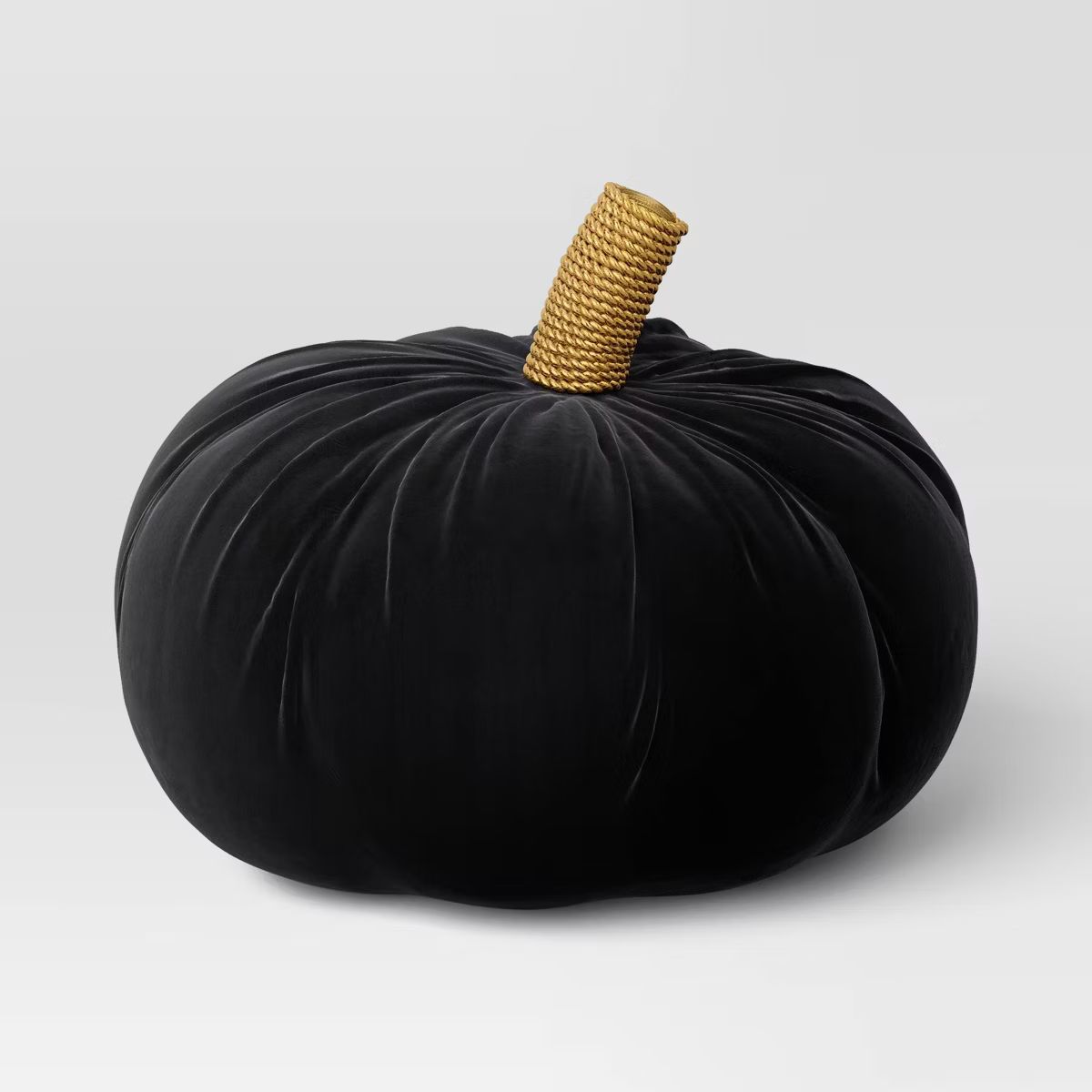 Shaped Velvet Pumpkin Black - Threshold™ | Target