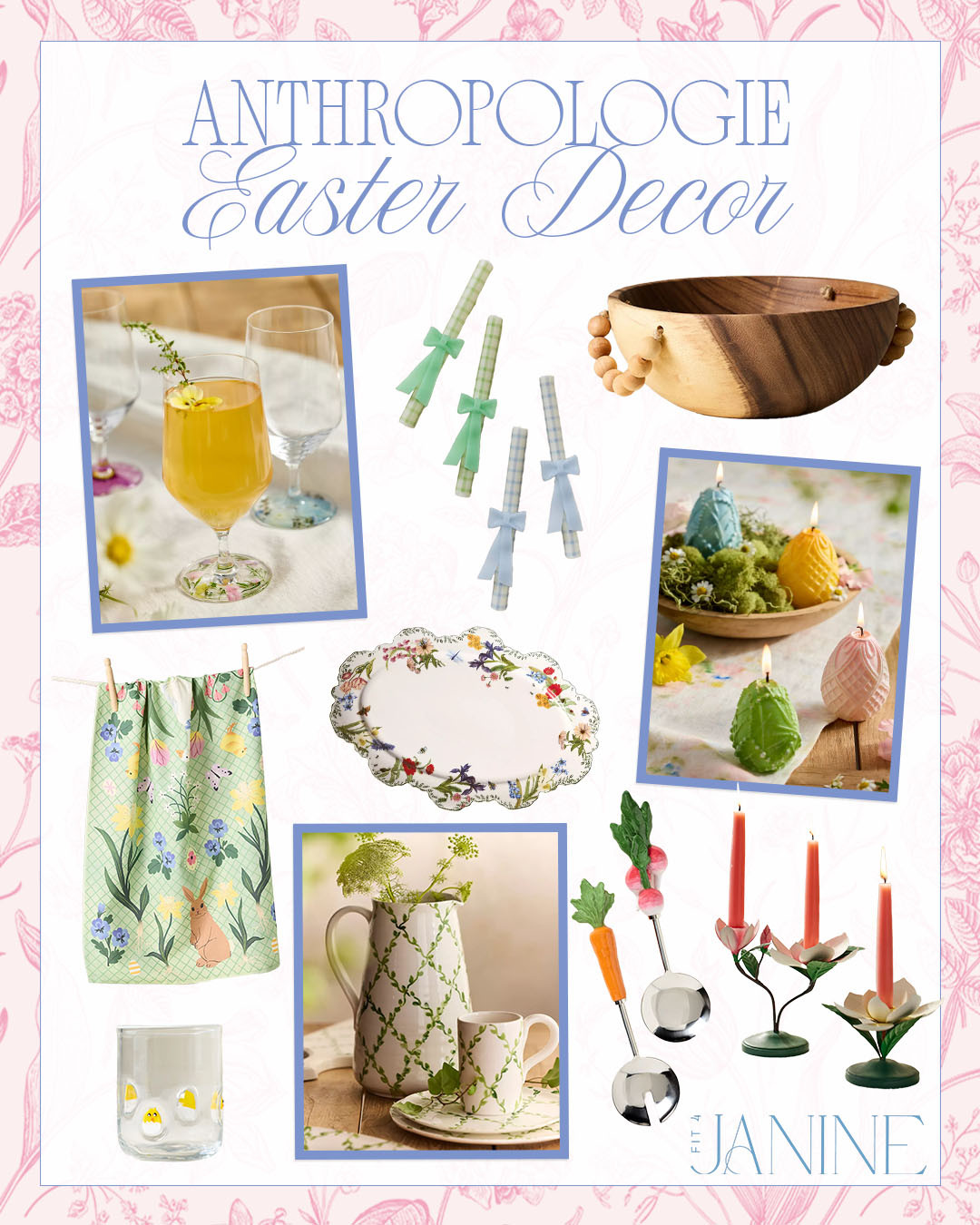 With Easter less than 1 month away, it's never too early to start planning! Anthropologie always makes it easy to create a beautiful table for any occasion! Here are some of my current favorites to give your home all of the Spring vibes! 

Fit4Janine, Easter, Table, Decor, Home 

 #LTKSeasonal #LTKHome