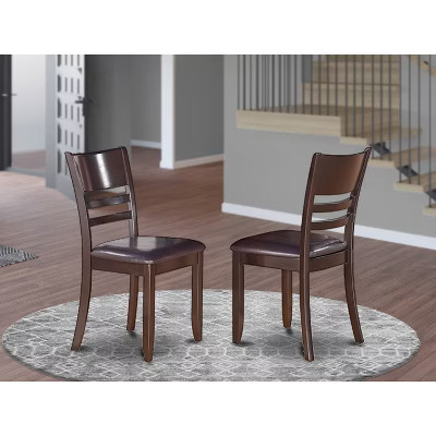 HomeStock Seaside Serenity Dining Chair Wooden Seat, Set of 2 | Target