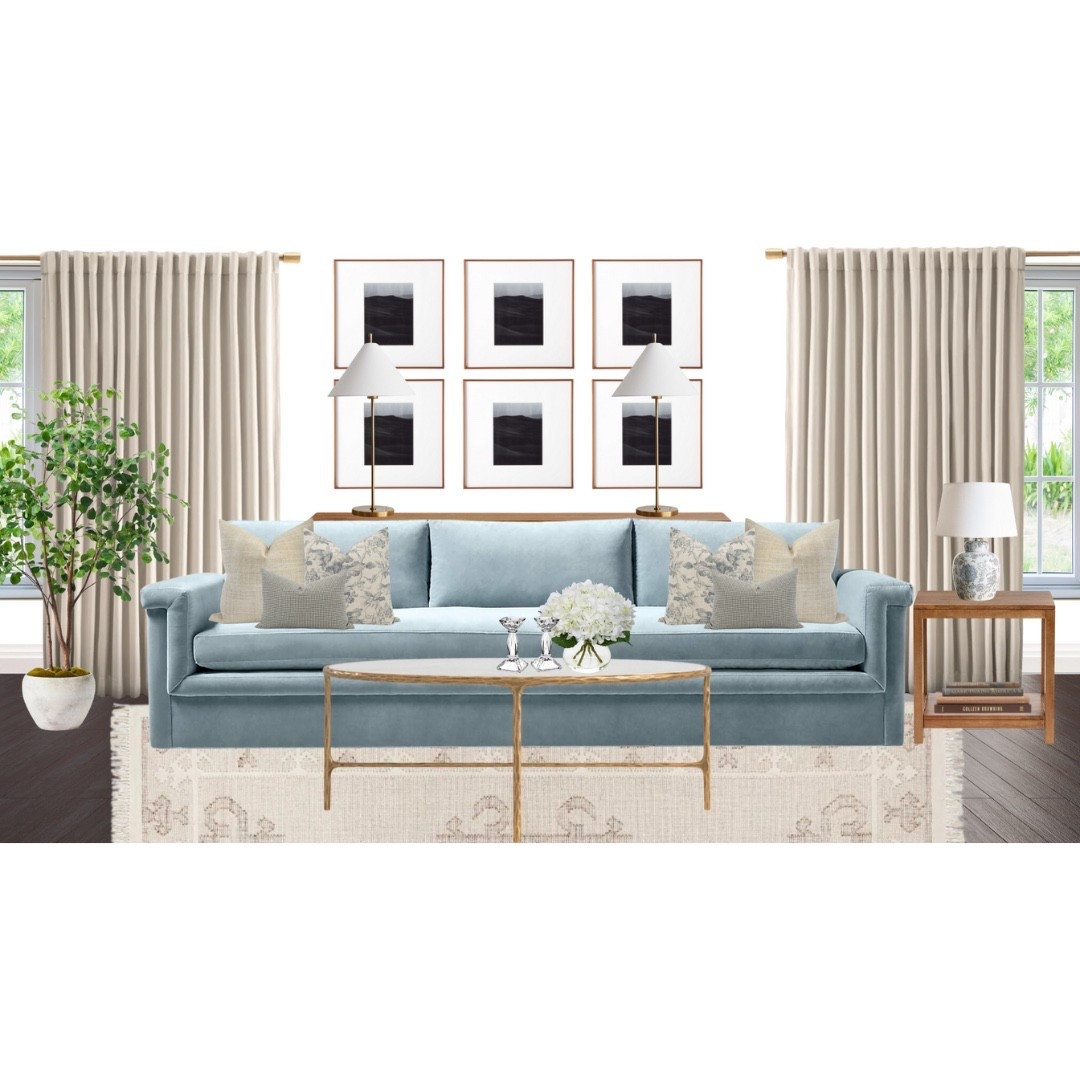 Blue stillness- living Room