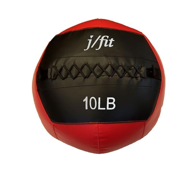j/fit Soft Wall Ball, Medicine Ball, Strength & Conditioning WODs - Plyometric & Core Training, Card | Amazon (US)