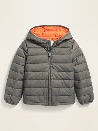 Hooded Lightweight Narrow-Channel Puffer Jacket for Toddler Boys | Old Navy (US)