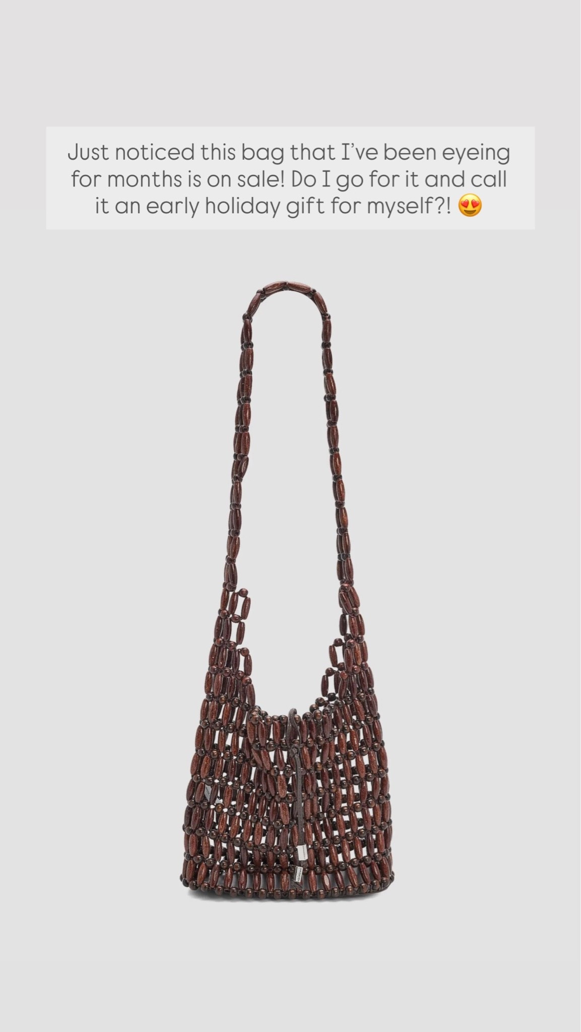 The perfect fall bag! I’ve been eyeing this handbag for months and it’s finally on sale… I might treat myself to it and call it an early holiday gift! So good for everyday but also cool enough to travel with!