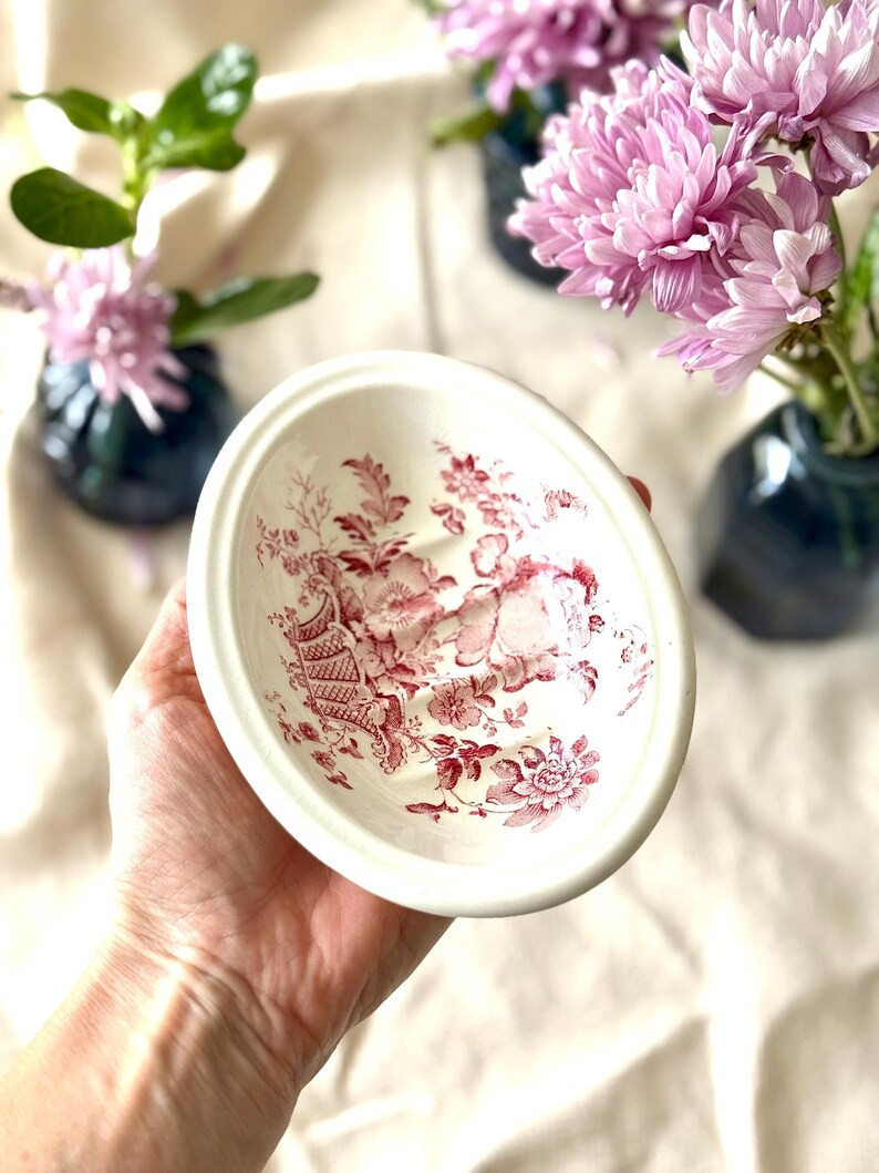 Vintage Charlotte Royal Crownford Floral Soap Dish | English Pottery Vanity Tray | Shabby Cottage... | Etsy (US)