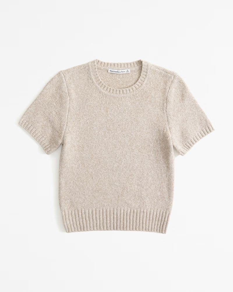 Women's Crew Sweater Tee | Women's Tops | Abercrombie.com | Abercrombie & Fitch (US)