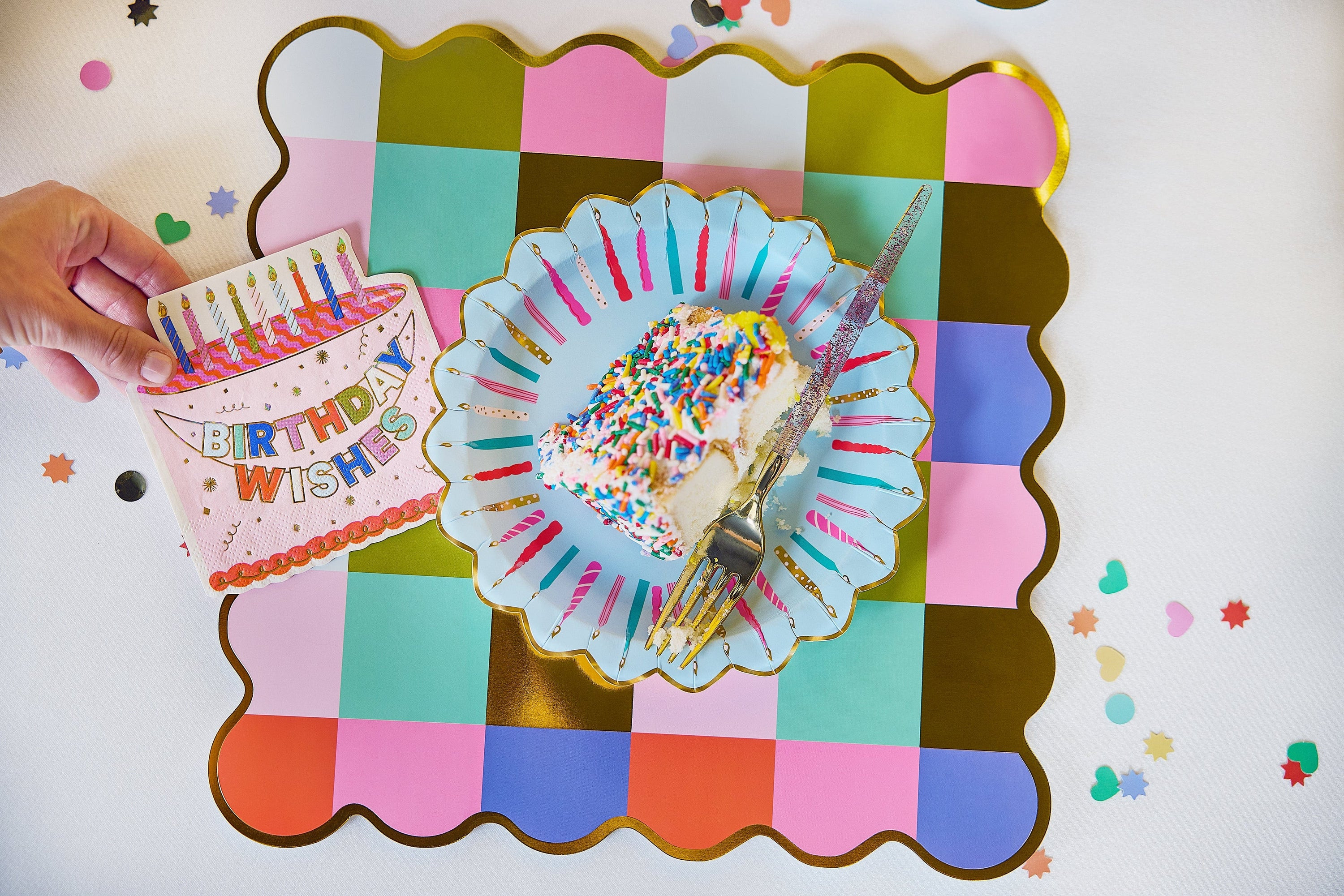 Birthday Wishes Dessert Plate | Packed Party | Packed Party