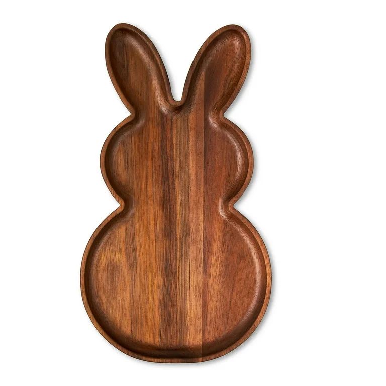 Easter Decorative Wooden Bunny Tray, 11.75", by Way To Celebrate | Walmart (US)